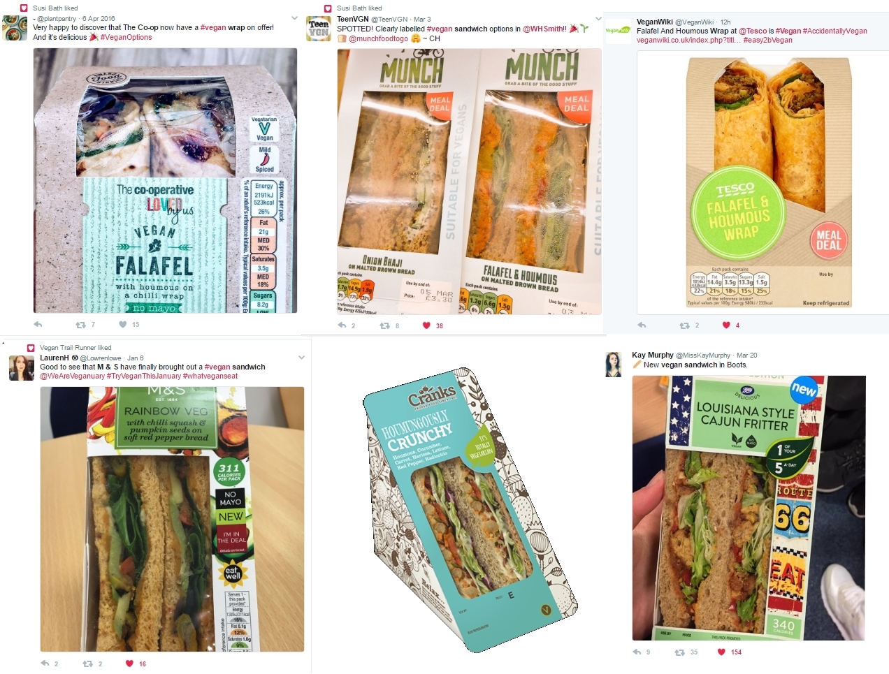 Vegan Sandwiches in the UK wraps healthy eating goes vegan